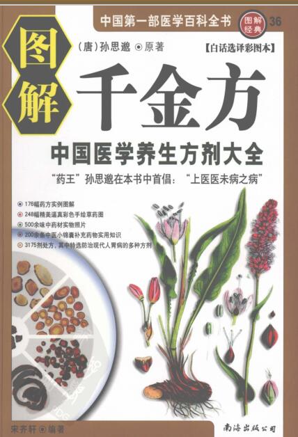 《图解千金方：中医养生方剂大全》PDF文字版电子书下载